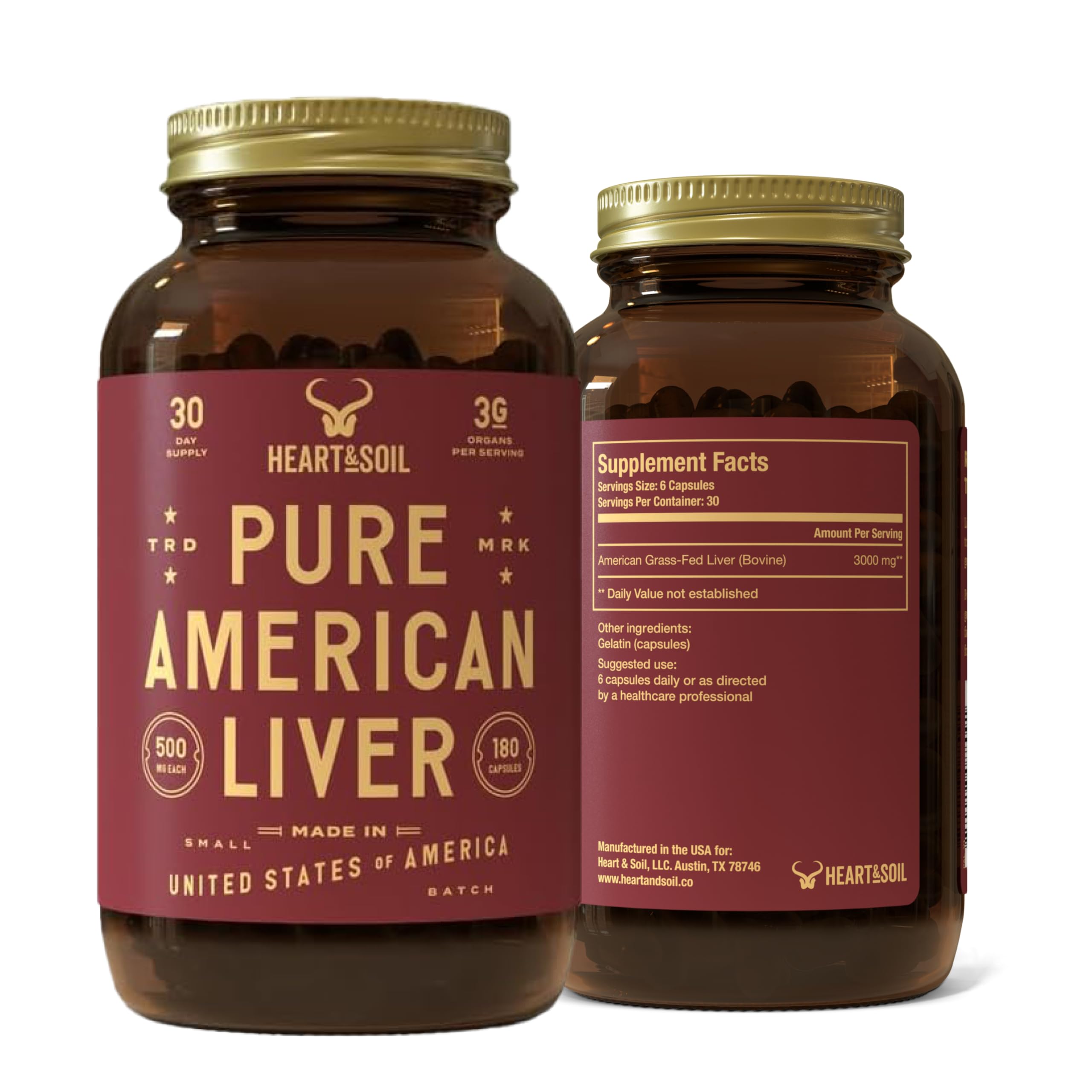 HEART & SOIL Dietary Supplement - Nutrient Capsule