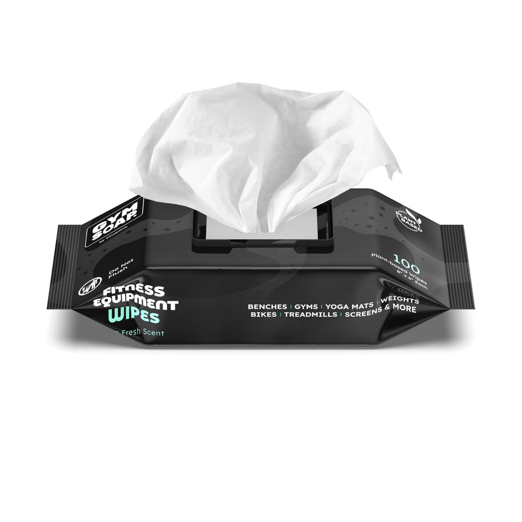 GymSoap Plant-Based Gym Equipment Wipes

