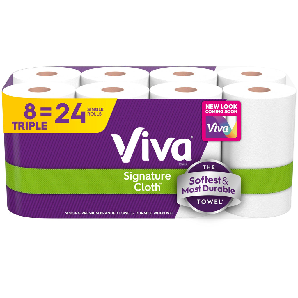 Viva Signature Cloth Paper Towels - Premium Cloth-Like Kitchen Towels