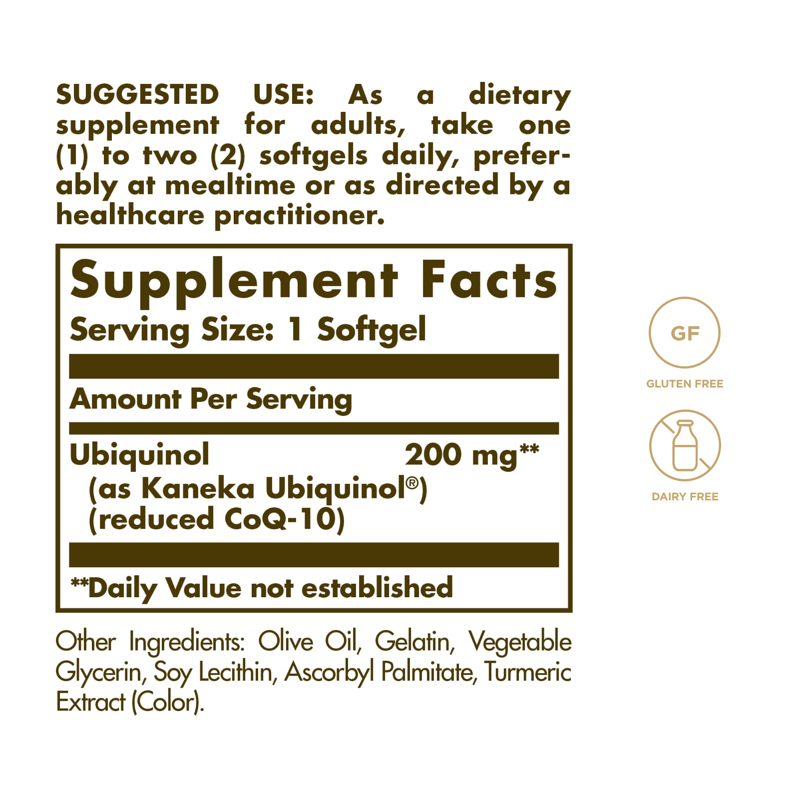 Solgar Ubiquinol 200 mg Softgels – CoQ10 Supplement

