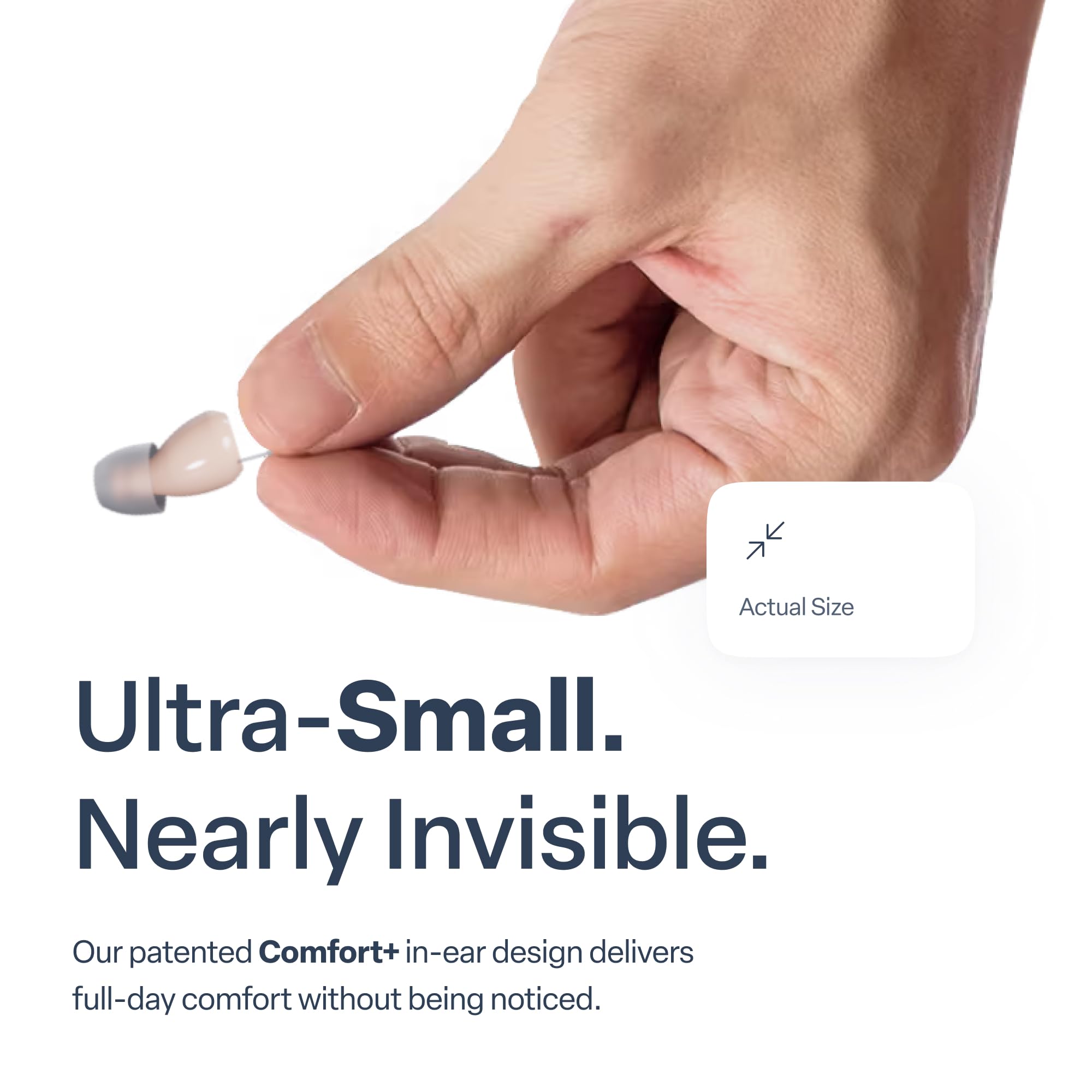 Audien Atom One OTC Hearing Aids Wireless Rechargeable


