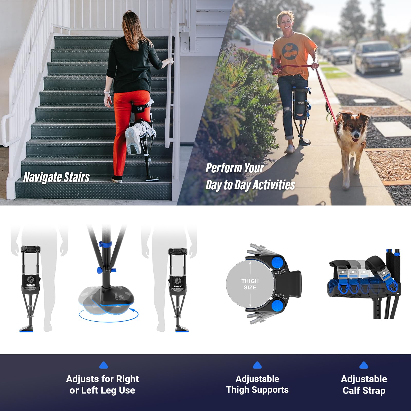 iWALK3.0 Hands-Free Knee Crutch | Mobility Alternative

