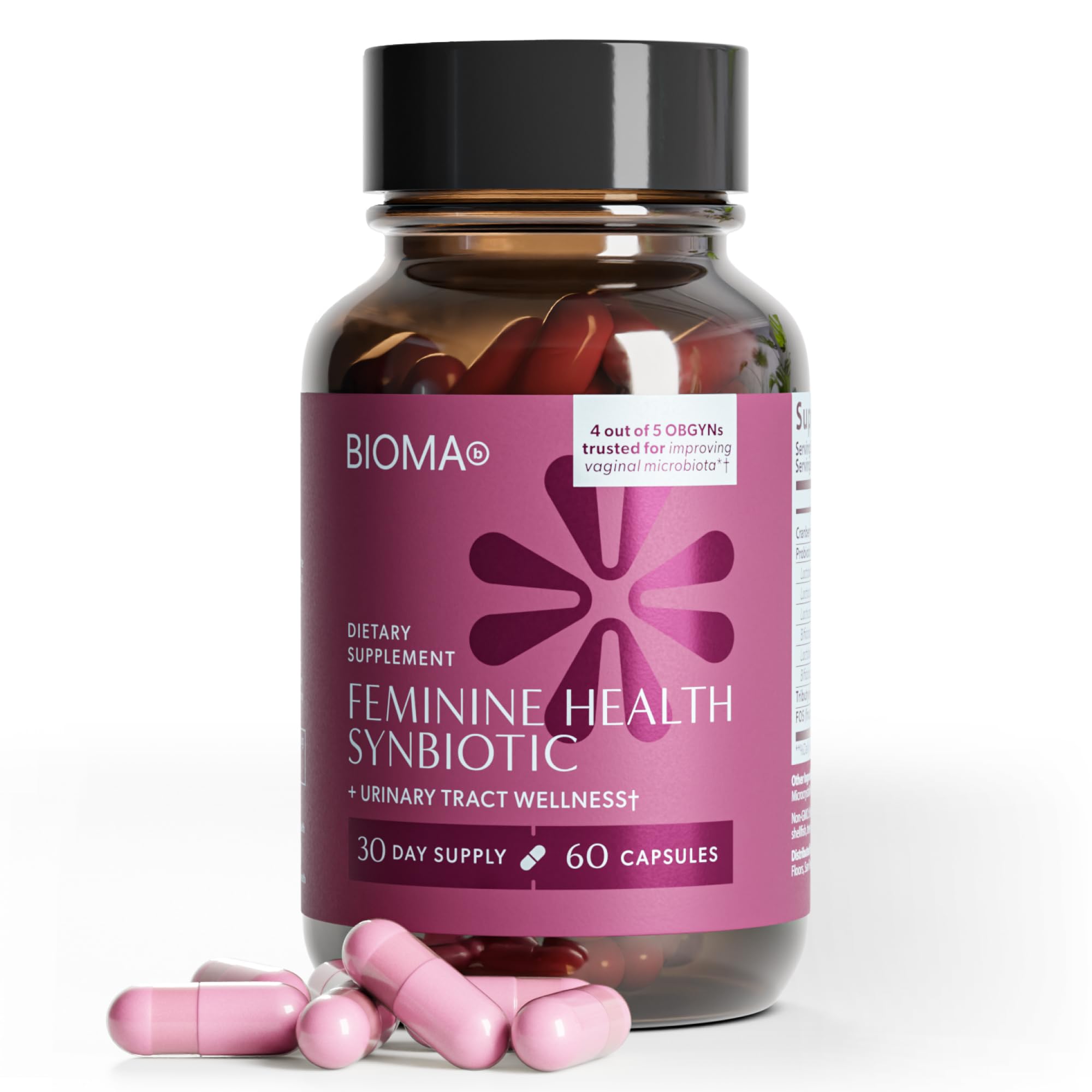 Bioma Feminine Health Synbiotic - Probiotic for Vaginal pH

