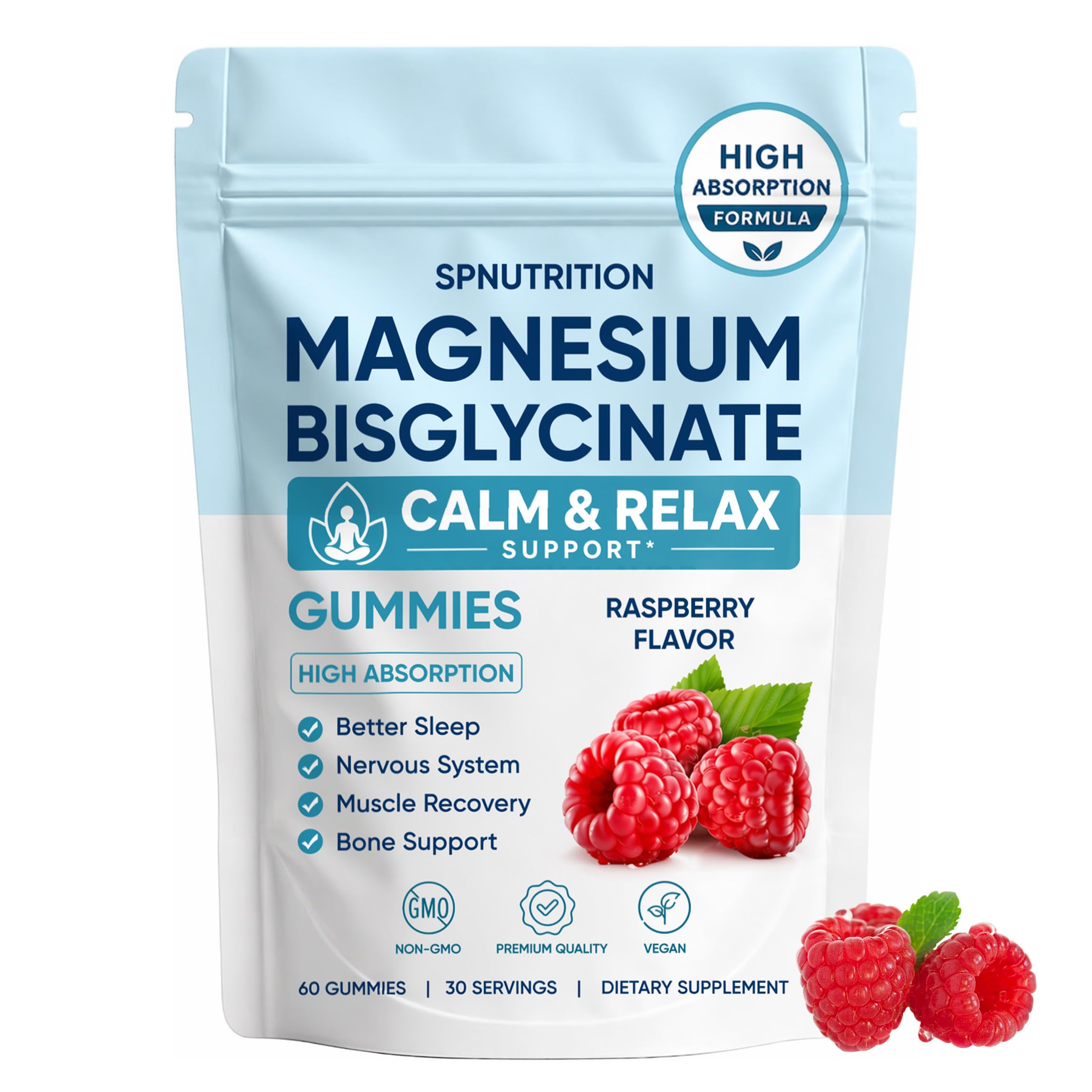 Magnesium Bisglycinate Gummies for Relaxation | Vegan

