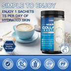ZEBORA Marine Collagen Peptides Powder with Hyaluronic Acid

