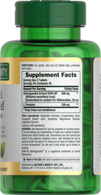 Nature's Bounty Stress Relief Ashwagandha L-Theanine

