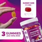 Vitamatic Prebiotic Fiber Gummies for Adults Zero Sugar

