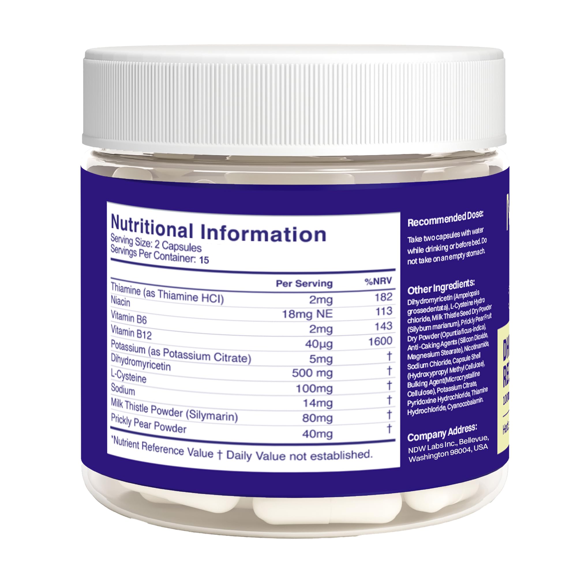 No Days Wasted DHM Detox | Liver Support

