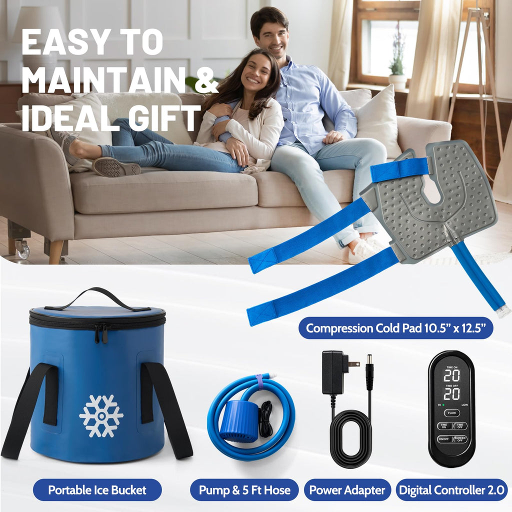 GALINAND Knee Ice Therapy Machine - Portable Cryotherapy System

