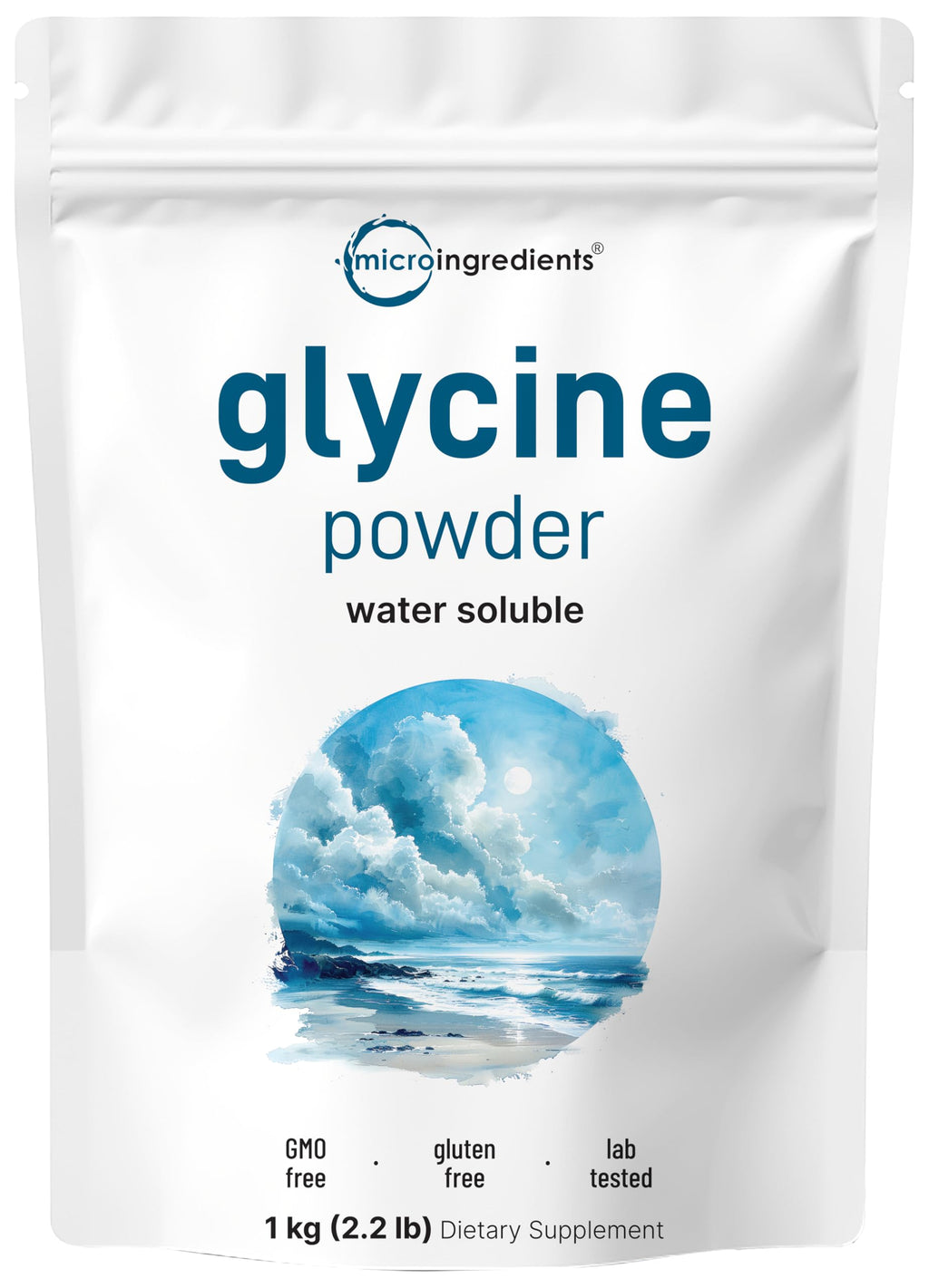 Micro Ingredients Glycine Powder 1000 mg per Serving

