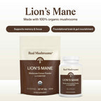 Real Mushrooms Lion's Mane Mushroom Powder Extract - Organic

