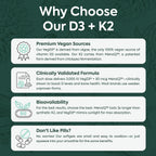 Organics Ocean D3 with K2 Vegan Vitamin D3

