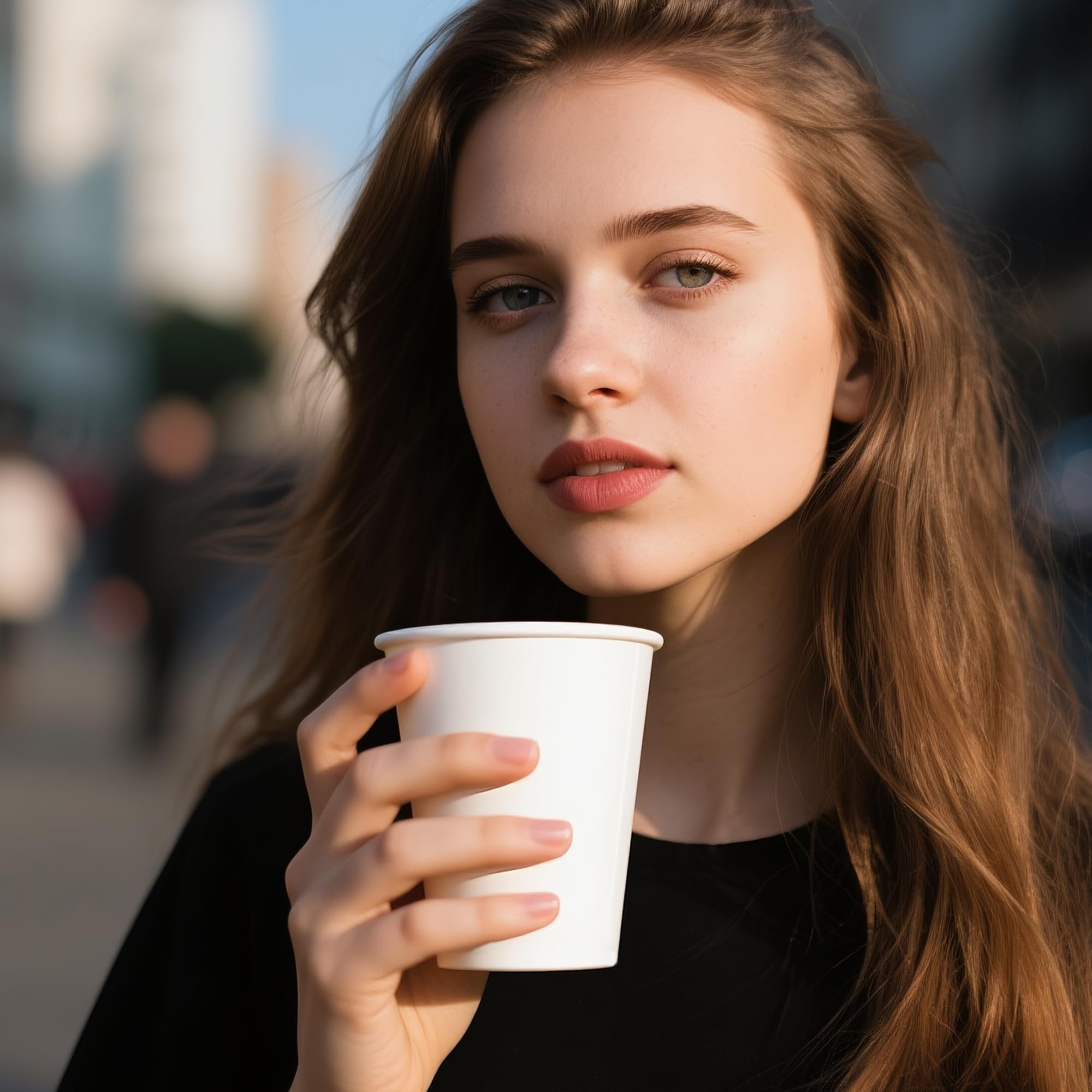 RACETOP Disposable Paper Cups for Hot Beverages

