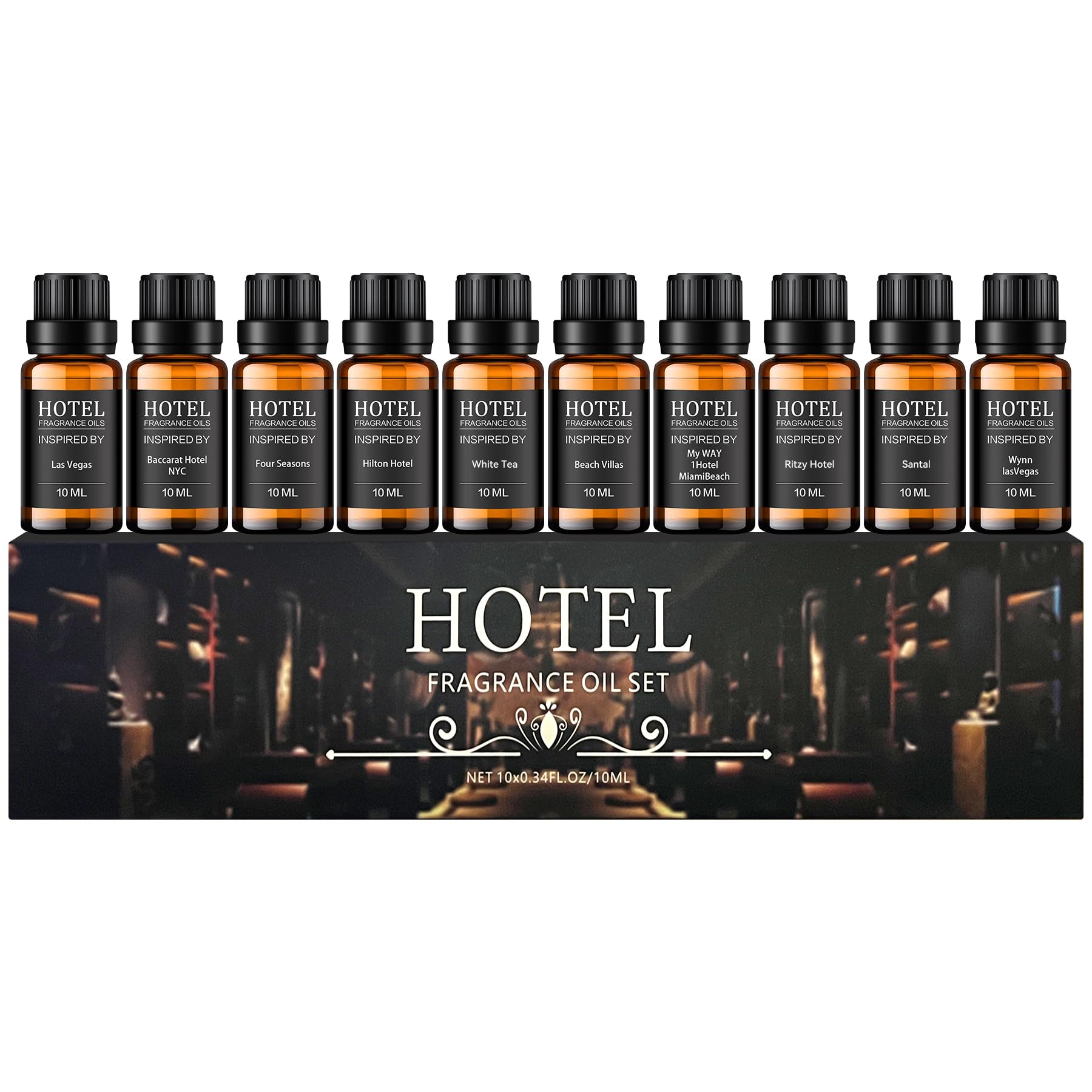 Hotel Collection Diffuser Essential Oils Gift Set


