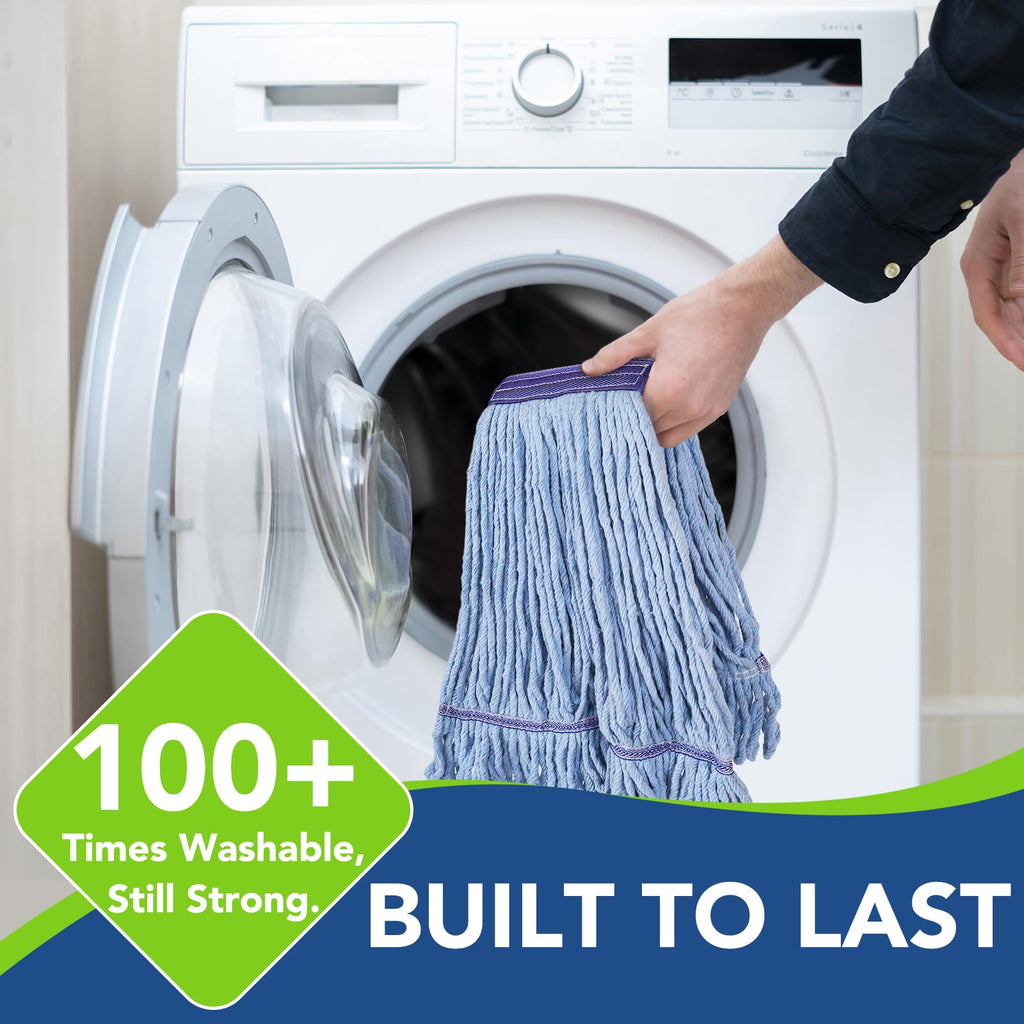 Zeefpod Mop Head Replacement - Heavy Duty & Washable

