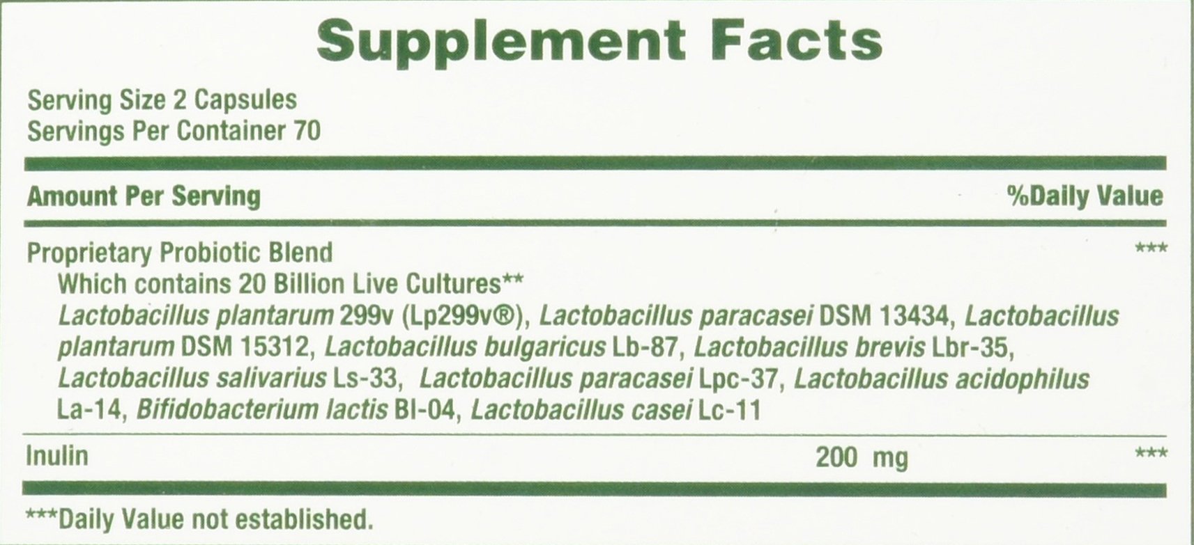 Nature's Bounty Probiotic Supplement for Digestive Health

