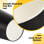 RACETOP Disposable Coffee Cups with Lids and Sleeves

