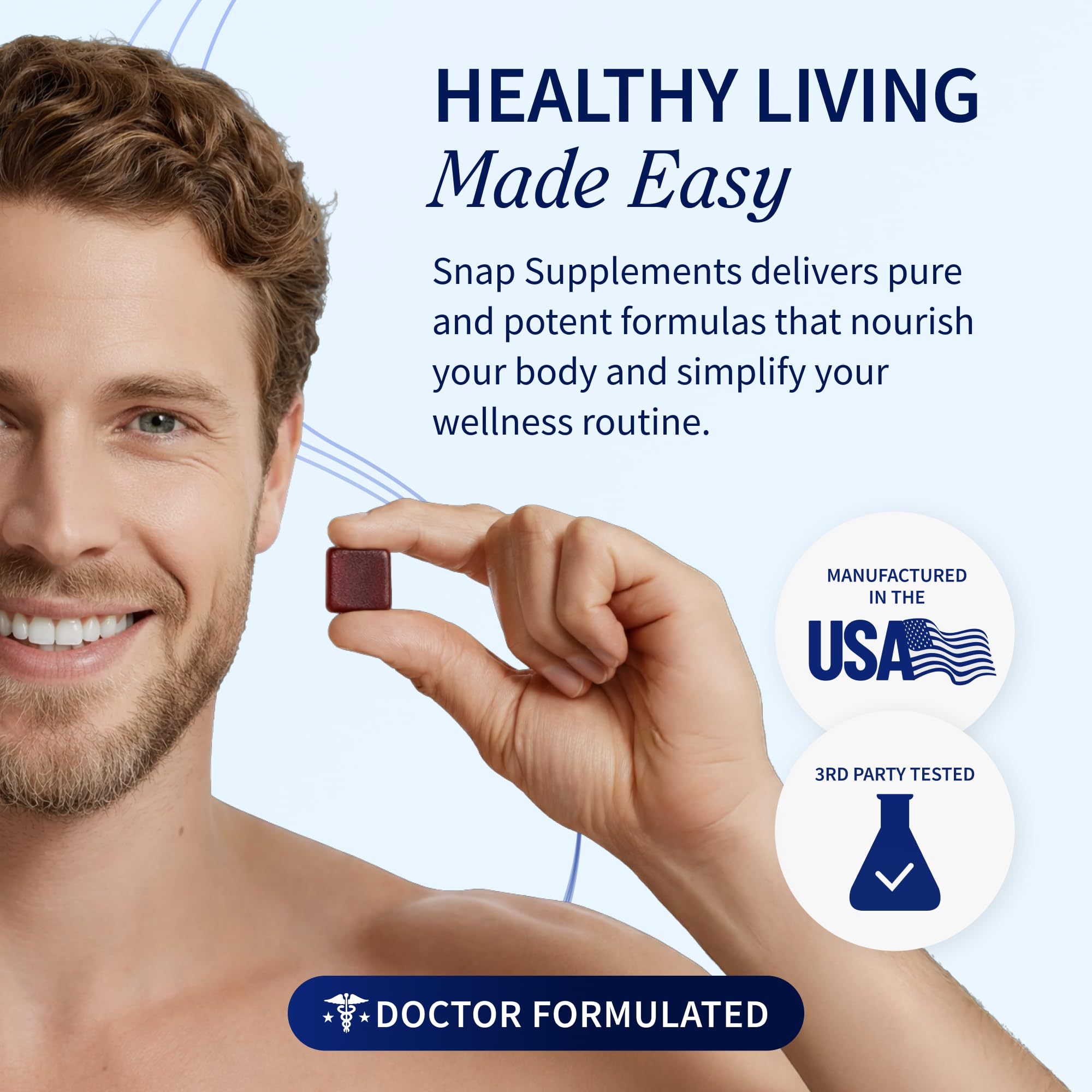 Snap Supplements Prostate Health for Men - Daily Formula

