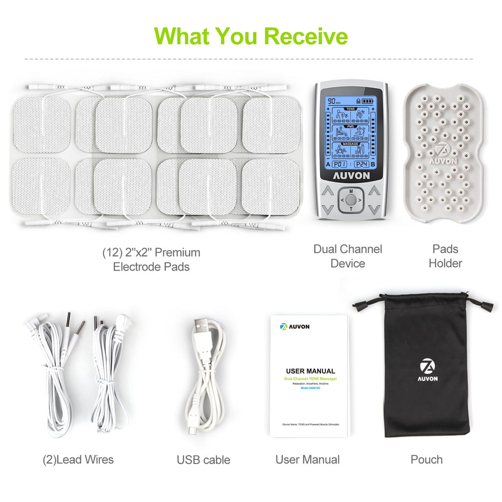 AUVON Electrical Stimulation Device for Pain Relief

