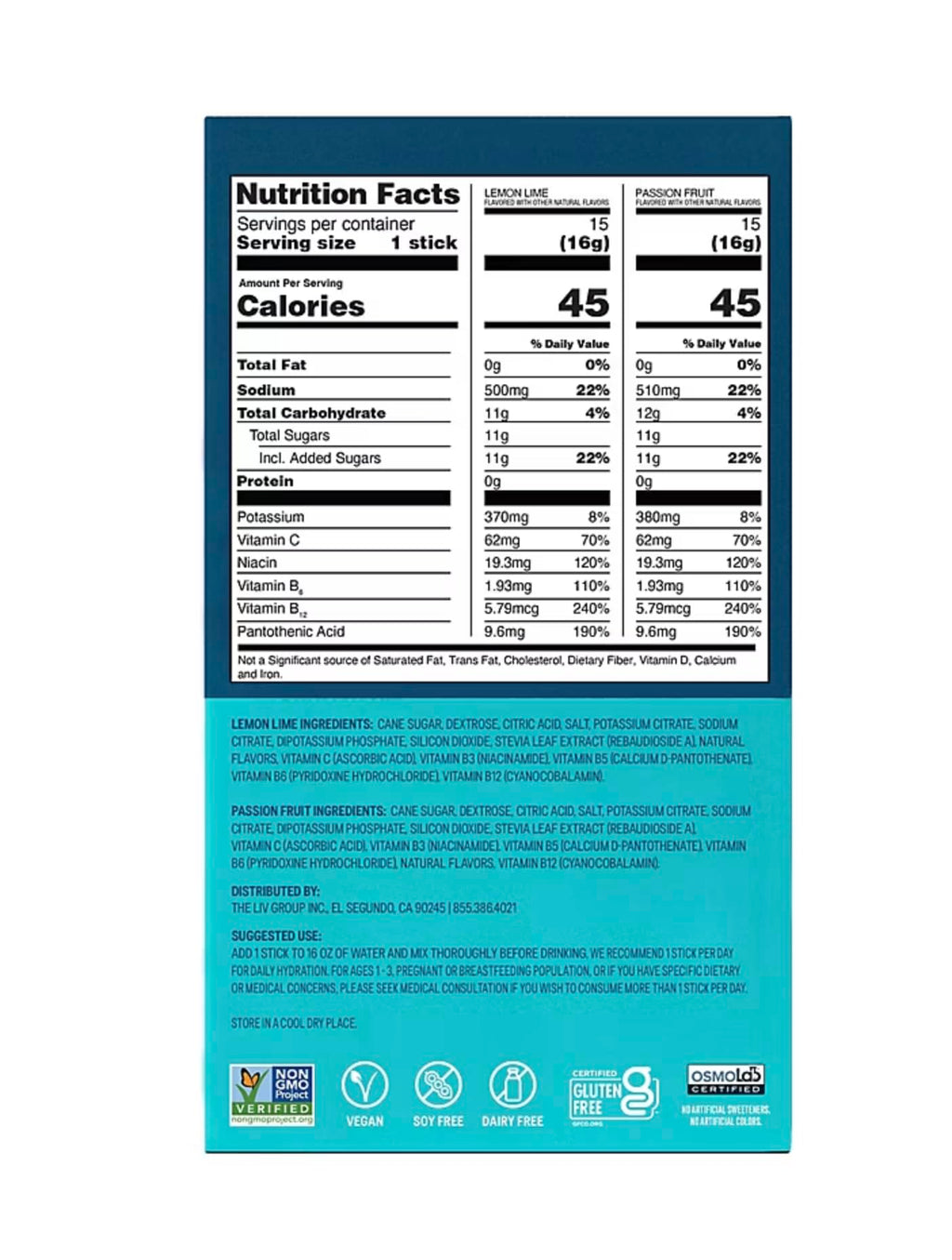 Liquid I.V. Hydration Multiplier Electrolyte Drink Mix

