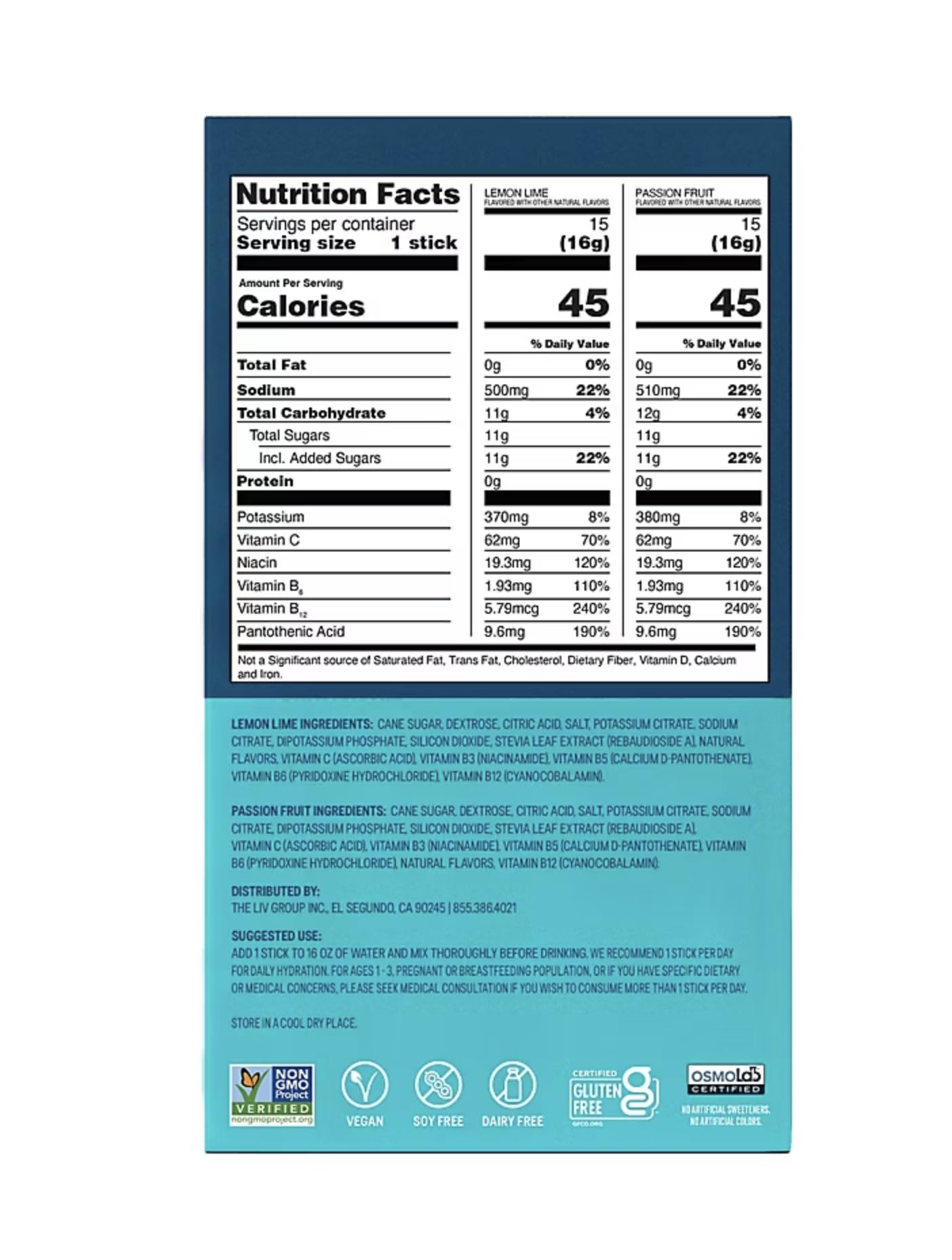Liquid I.V. Hydration Multiplier Electrolyte Drink Mix

