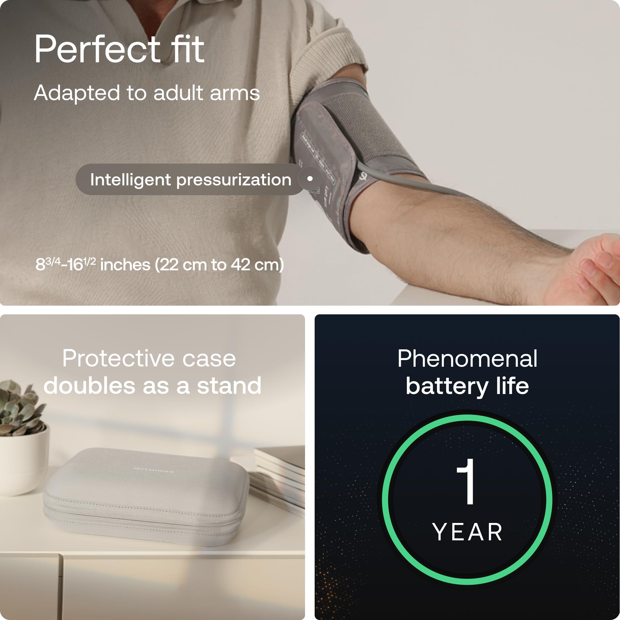 Withings BPM Vision Blood Pressure Monitor | Accurate Readings

