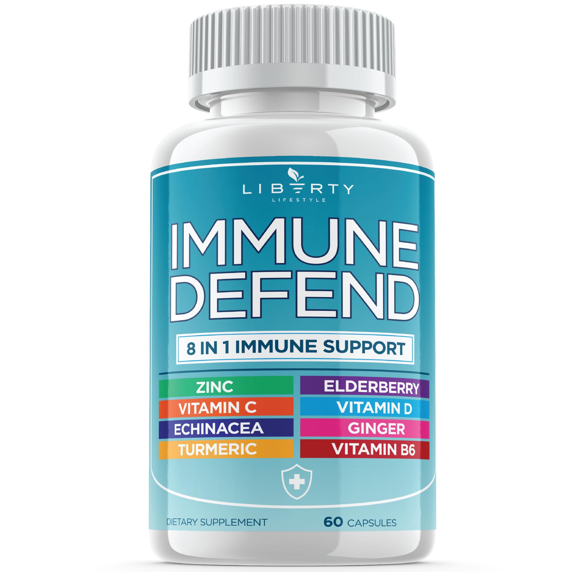 Liberty Lifestyle 8-in-1 Immune Defense Capsule