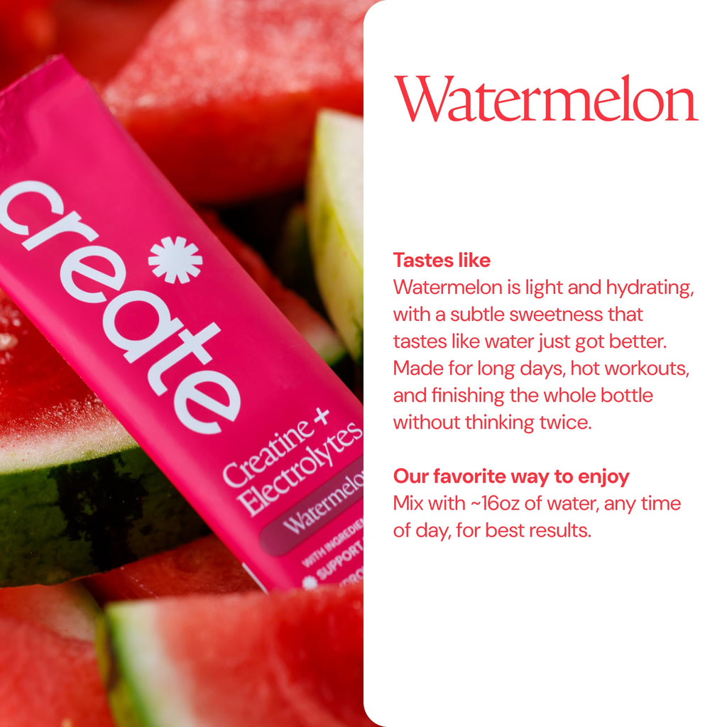 Create Creatine Monohydrate + Electrolytes Stick Packs

