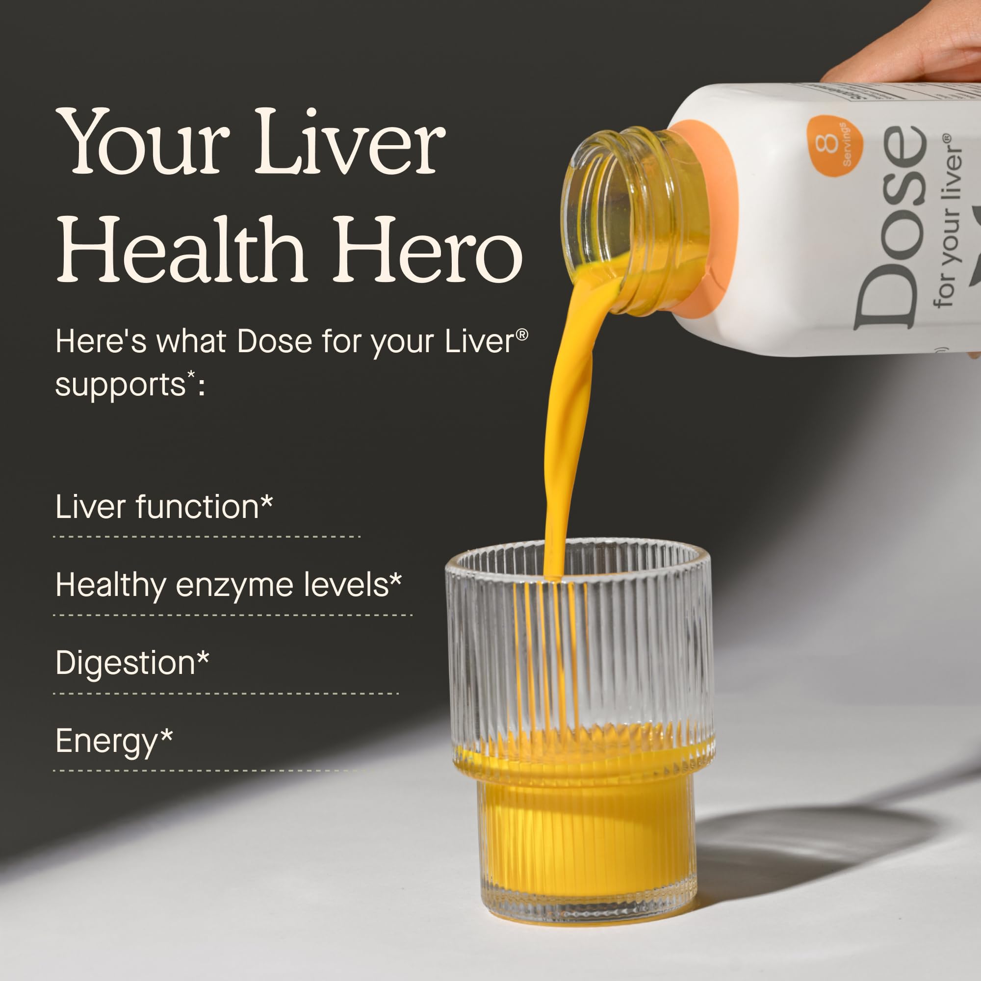 Dose Liver Detox with Milk Thistle Turmeric & Orange


