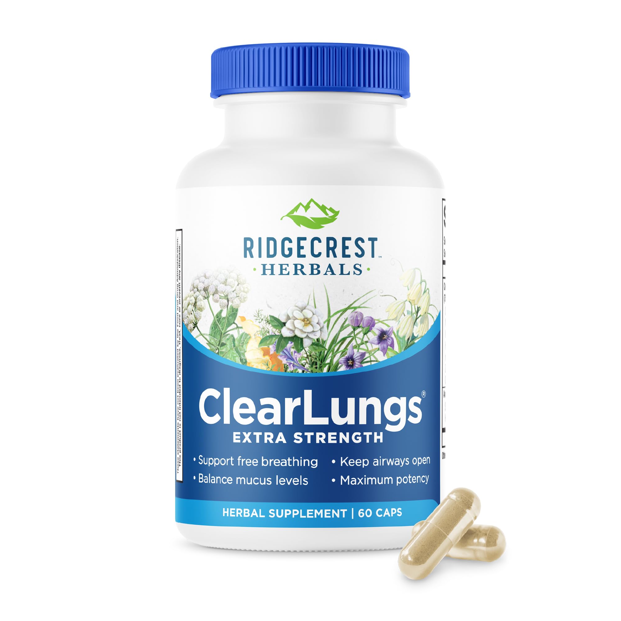 RidgeCrest ClearLungs Extra Strength Daily Lung Support

