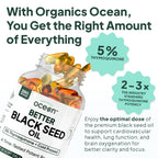 Better Black Seed Oil Organics Ocean 5% Thymoquinone

