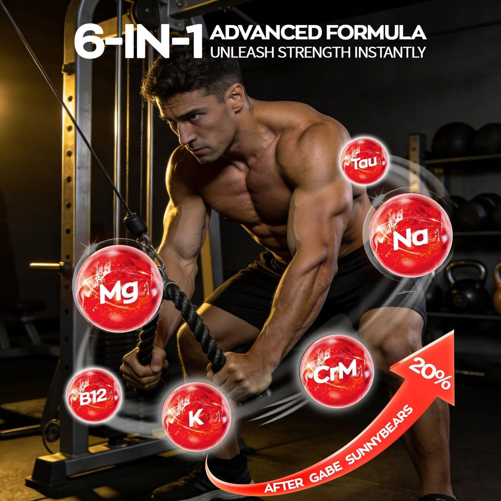 Creatine Gummies – NSF Certified, 6-in-1 Formula

