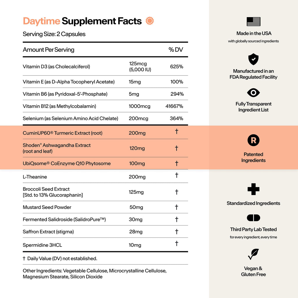 STASIS Daytime Stimulant Support with Ashwagandha L-Theanine

