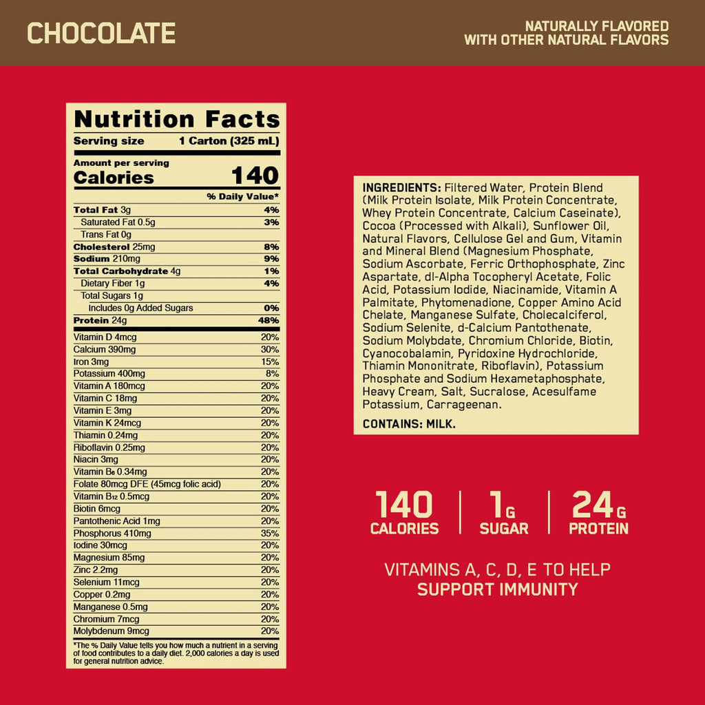 Optimum Nutrition Gold Standard Protein Shake Ready-to-Drink

