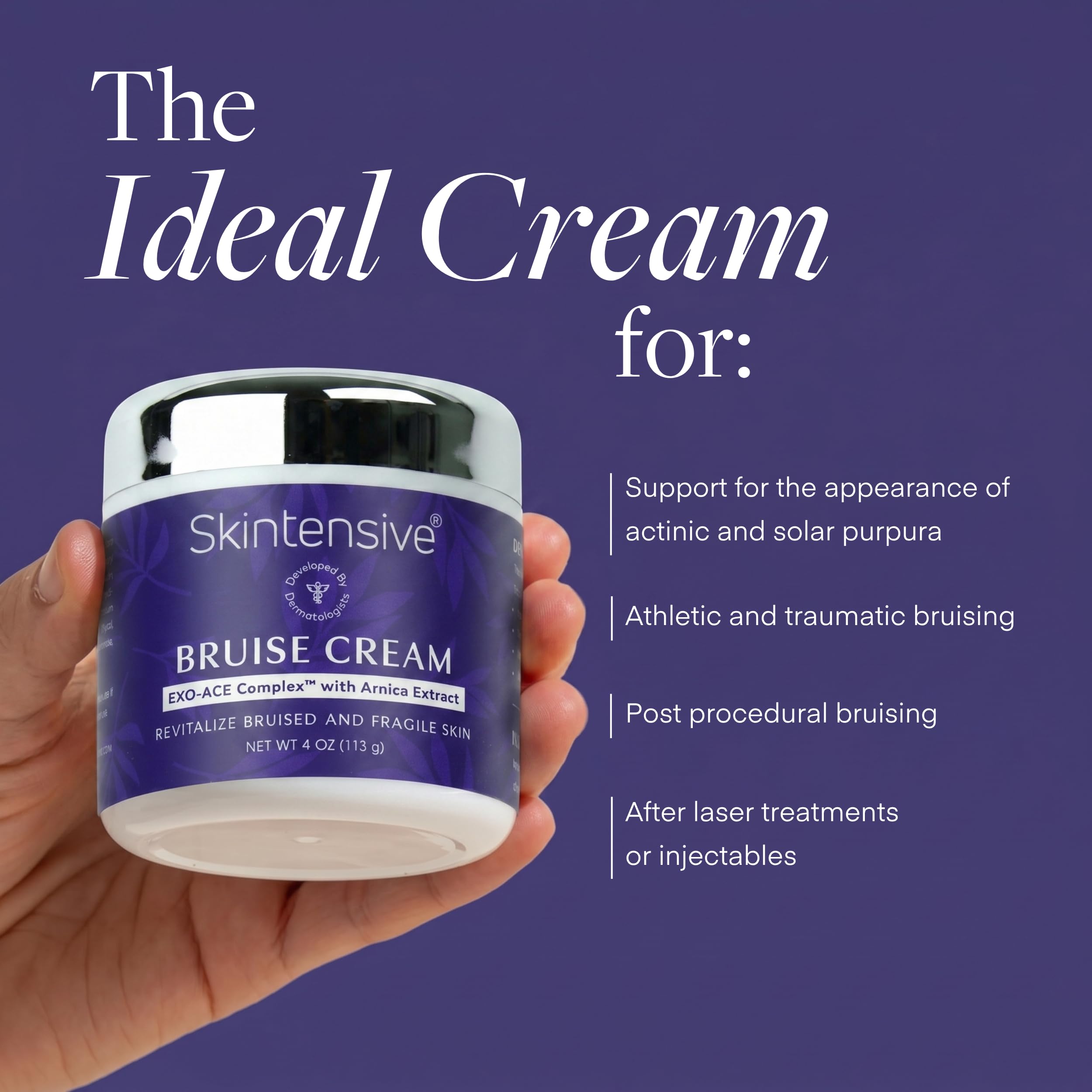 SKINTENSIVE Arnica Bruise Cream for Thin Skin | Non-Greasy

