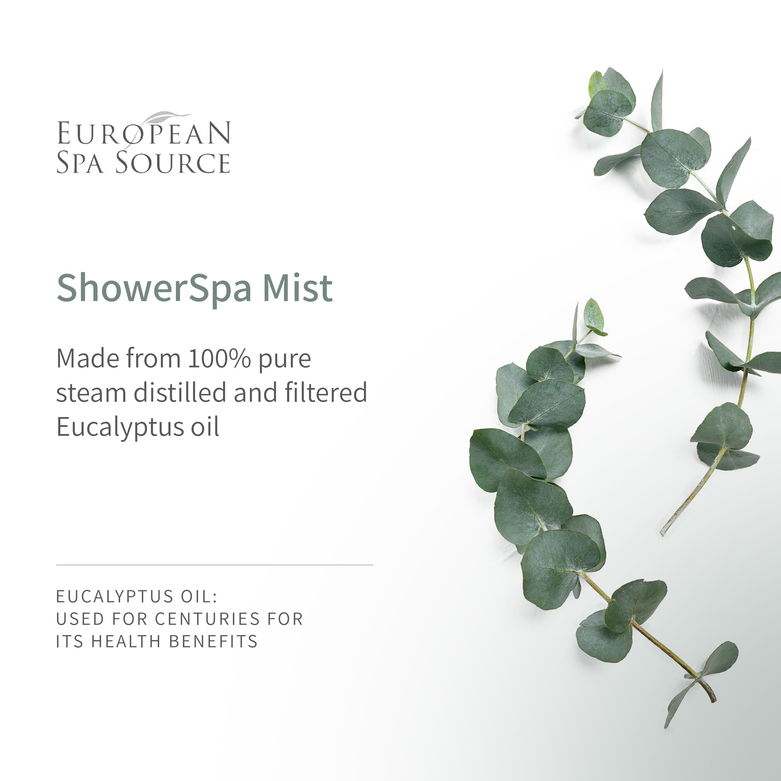 Shower Spa Mist Spray Aromatherapy by European Spa Source

