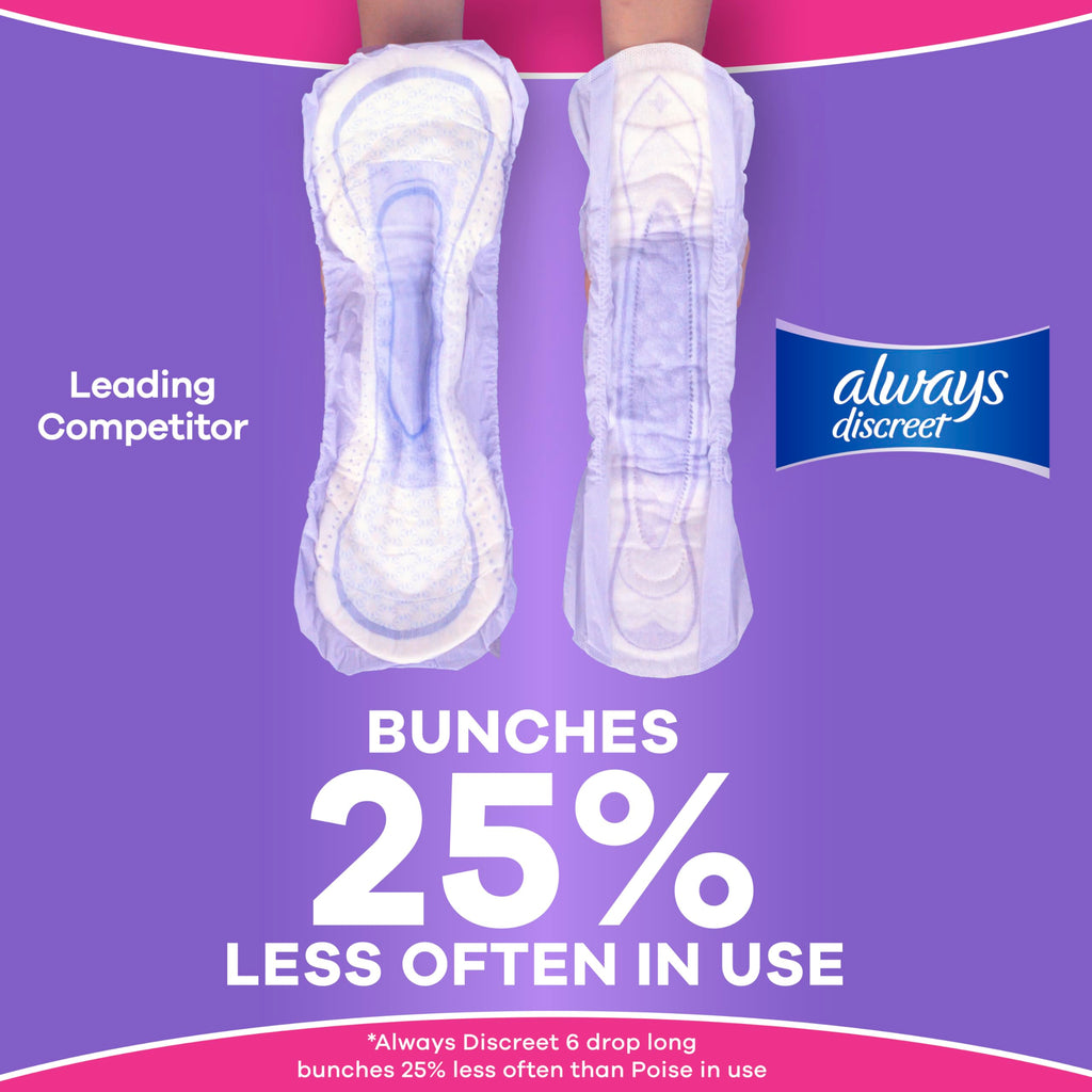 Always Discreet Incontinence Pads | Discreet Protection

