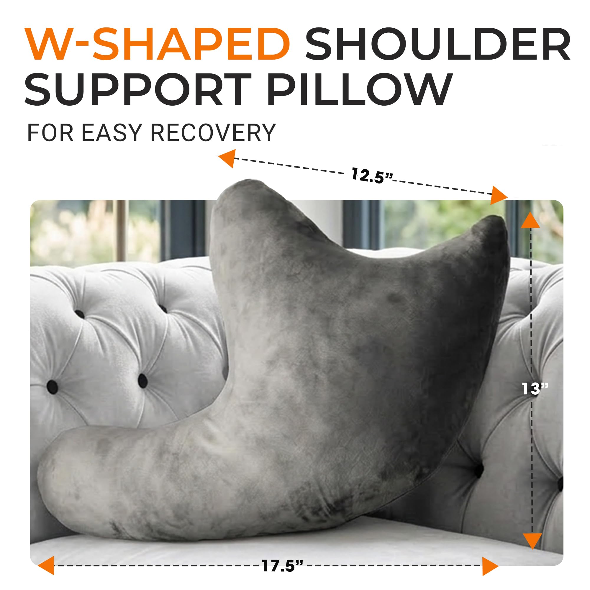 Cheer Collection Rotator Cuff Pillow for Recovery

