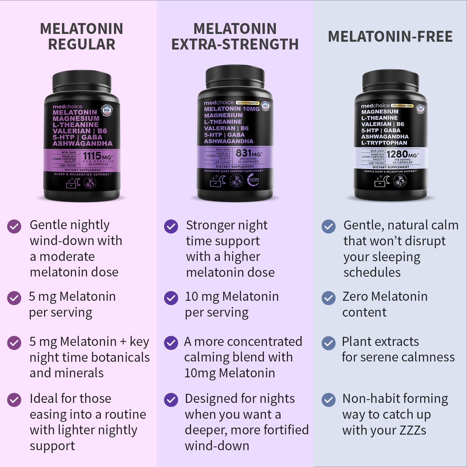 Melatonin Sleep Capsules – 12-in-1 Magnesium Glycinate Blend


