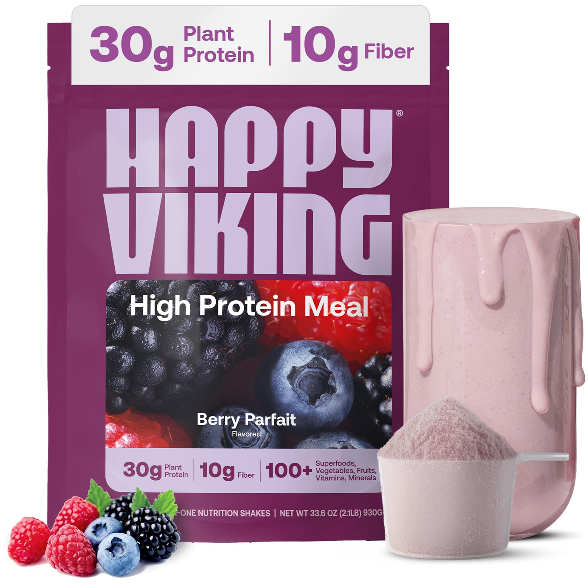 Happy Viking Plant-Based Protein Powder by Venus Williams – 30g Protein