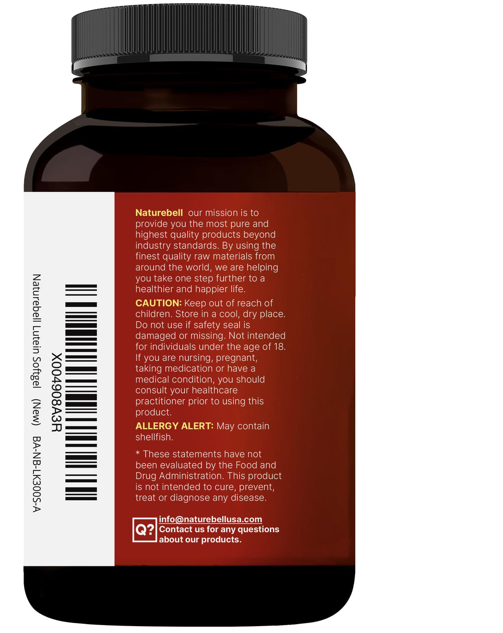 NatureBell Lutein Eye Health Supplement with Zeaxanthin

