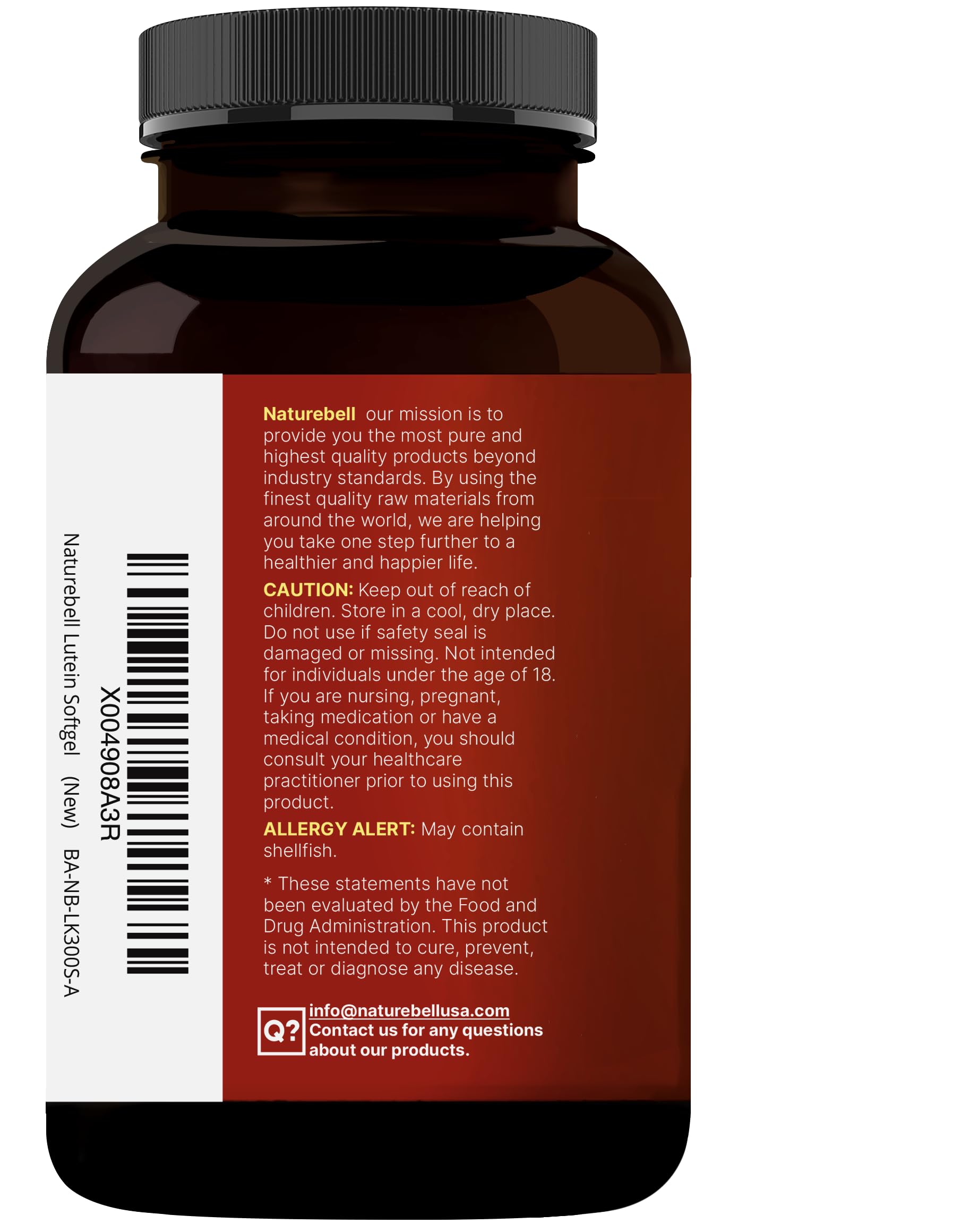 NatureBell Lutein Eye Health Supplement with Zeaxanthin

