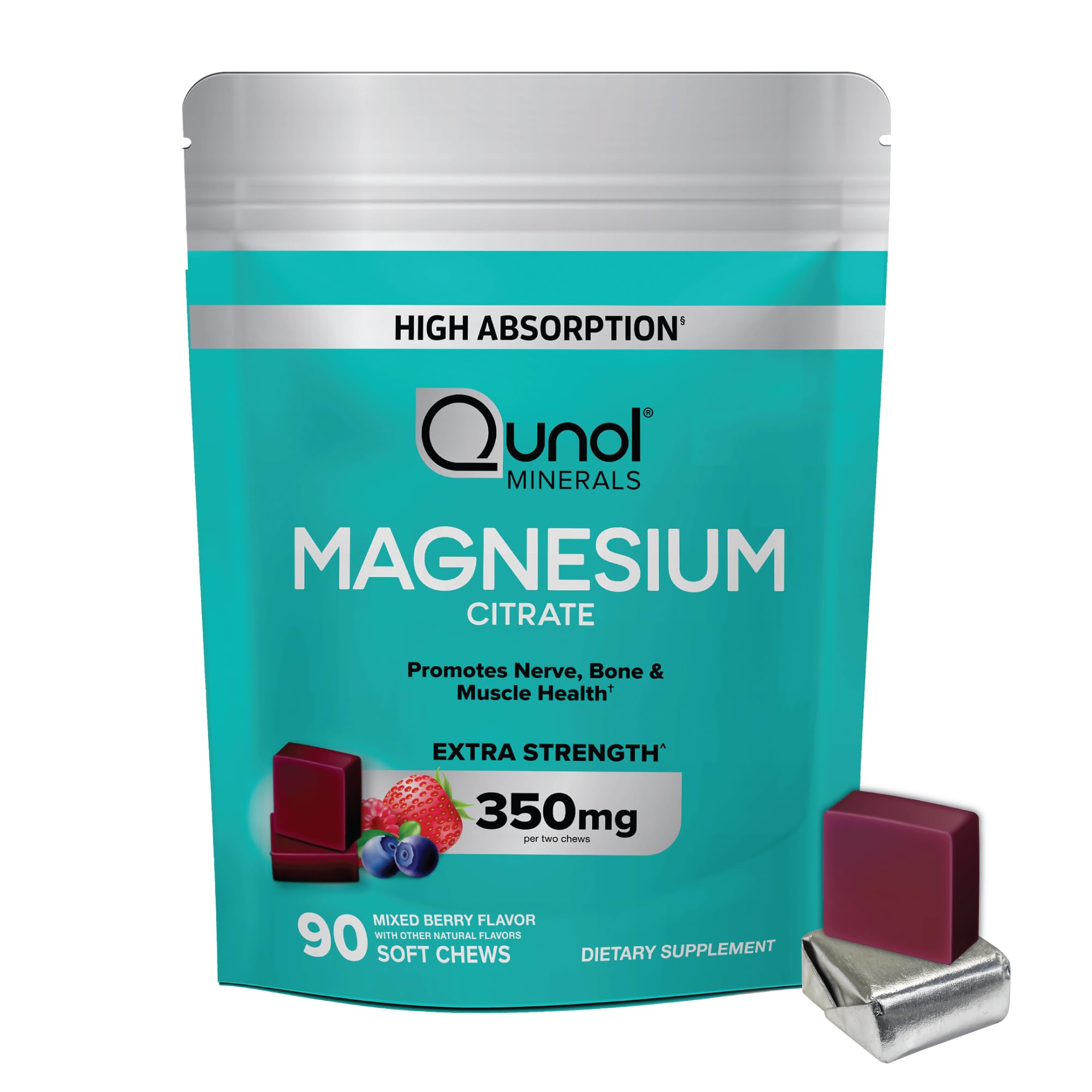 Qunol Magnesium Citrate Soft Chews

