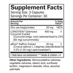 BrainMD Happy Saffron Plus Saffron Curcumin Zinc | Vegan

