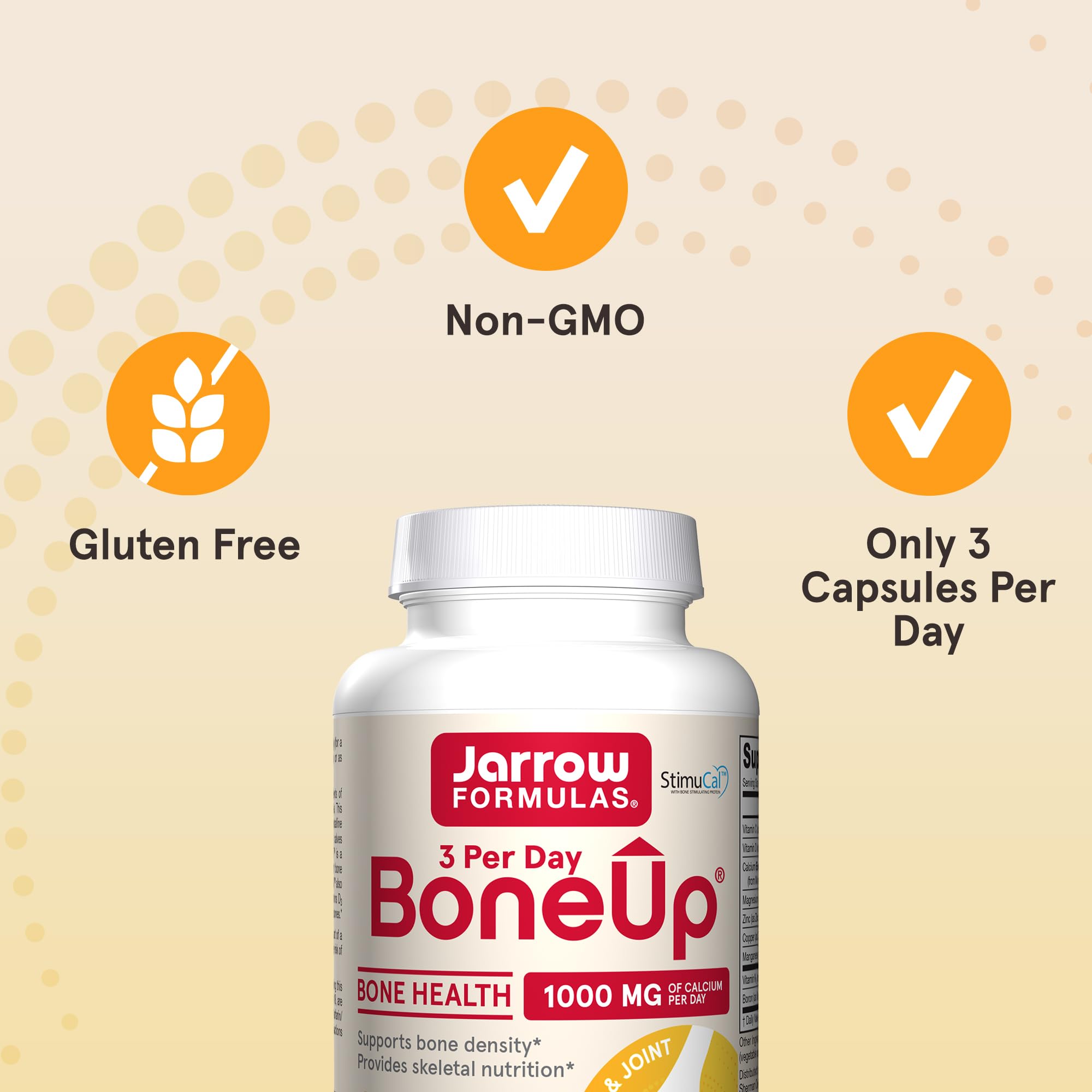 Jarrow Formulas BoneUp Calcium D3 K2 for Bone Health

