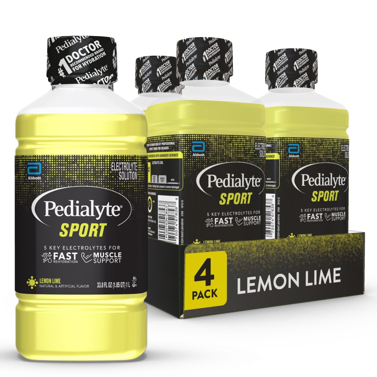 Pedialyte Sport Electrolyte Drink for Fast Hydration and Muscle Support