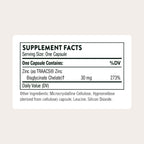 Thorne Zinc Bisglycinate Supplement - Immune & Skin Health

