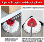 Spin Mop Replacement Head Microfiber Refills

