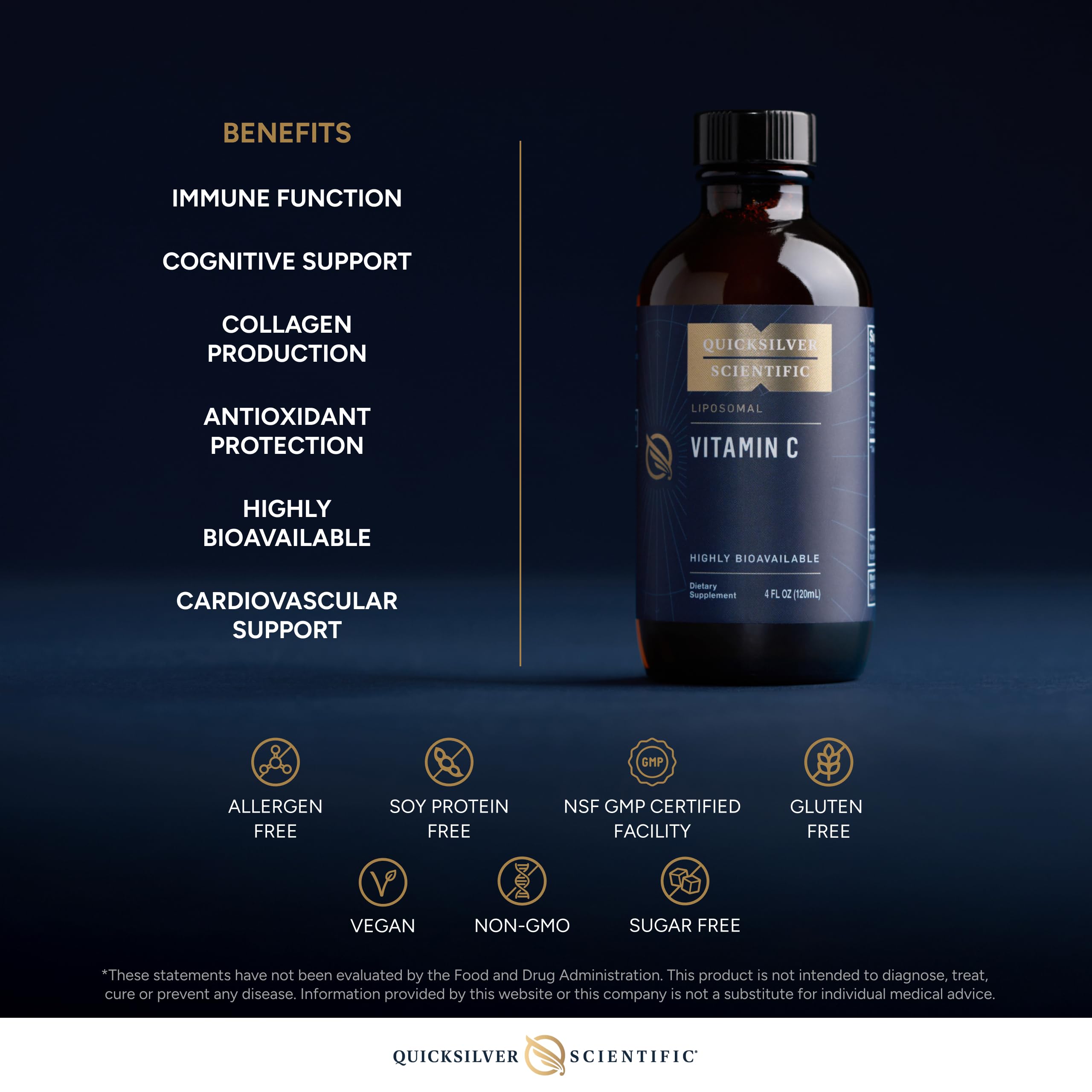 Quicksilver Liposomal Vitamin C – Immune Support

