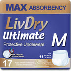 LivDry Ultimate Adult Incontinence Underwear - Max Absorbent
